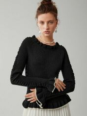 Акція на Джемпер жіночий SHEIN GD-00083319 S Чорний від Rozetka