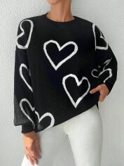 Акція на Джемпер жіночий SHEIN GD-00087579 One Size Чорний від Rozetka