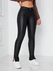 Акція на Штани жіночі SHEIN GD-00090227 26 Чорні від Rozetka
