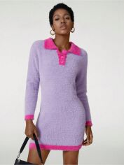 Акція на Сукня коротка зимова жіноча SHEIN GD-00090801 L Бузкова від Rozetka