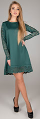 Акція на Платье Olis-Style Эрин 3026 48 Зеленое від Rozetka UA