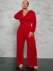 Акція на Комбінезон жіночий SHEIN GD-00081714 3XL Червоний від Rozetka