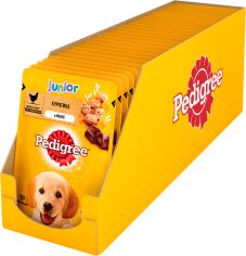 Акція на Вологий корм Pedigree для цуценят Курка в желе 24х100г (5900951262555) від Y.UA