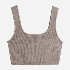 Акція на Топ жіночий H&M 11242136wer XS Сірий від Rozetka