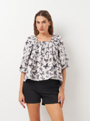 Акція на Блузка жіноча H&M 0-2342 S Сіра від Rozetka