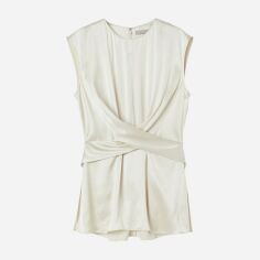 Акція на Блузка жіноча H&M 974994wer S Кремова від Rozetka