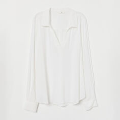 Акція на Блузка жіноча H&M 7602951wer XS Молочна від Rozetka