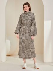 Акція на Плаття міді осіннє жіноче SHEIN GD-00082374 S Різнокольорове від Rozetka