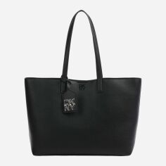 Акція на Сумка-шоппер жіноча з натуральної шкіри DKNY Park Slope Ew Tote R43AKF78 Чорна від Rozetka