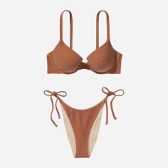 Акція на Роздільний купальник жіночий Victoria's Secret 218505797 34D-M Коричневий від Rozetka