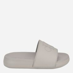 Акція на Чоловічі шльопанці для пляжу Calvin Klein 459367211 43 (10US) 29 см Сірі від Rozetka