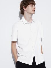 Акція на Сорочка бавовняна літня чоловіча Uniqlo 823829232 3XL Біла від Rozetka