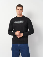 Акція на Світшот чоловічий Calvin Klein Jeans 11383.1 M Чорний від Rozetka