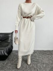 Акція на Сукня довга зимова жіноча SHEIN GD-00083119 One Size Біла від Rozetka