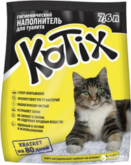Акція на Наполнитель для кошачьего туалета Kotix Силикагелевый впитывающий 3.3 кг (7.6 л) (6930095882608) від Rozetka UA