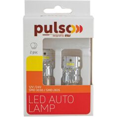 Акція на Лампа PULSO габаритная LED 1156 BAU15s 6SMD-2835 9-32V 1050lm (LP-66156W) від MOYO