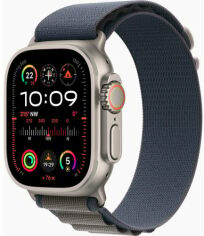 Акція на Apple Watch Ultra 2 Gps + Cellular 49mm Titanium Case with Blue Alpine Loop - Medium (MREP3) від Stylus