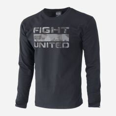 Акція на Лонгслів чоловічий Dobermans Aggressive Fight United LS339ABK XL Чорний від Rozetka