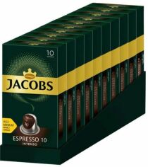 Акція на Кофе в капсулах Jаcobs Espresso Intenso шоубокс 100х5.2 г (8711000376027) від Stylus