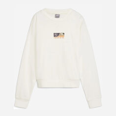 Акція на Світшот жіночий Puma Essentials+ 68193099 L Молочний від Rozetka