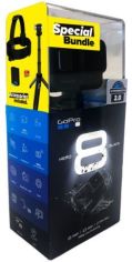 Акція на Екшн-камера GoPro HERO 8 Holiday Bundle (CHDRB-801) Black від Територія твоєї техніки