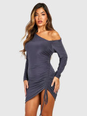 Акція на Сукня літня жіноча Boohoo GZZ72400 46 Темно-сіра від Rozetka