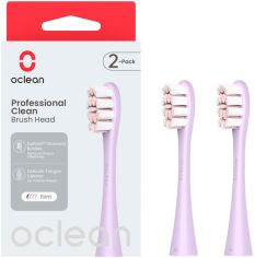 Акція на Насадка для щетки Oclean P1C13 P02 Professional Clean Brush Head Purple (2 шт) (6970810554151) від Stylus