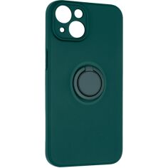 Акція на Чехол ArmorStandart Icon Ring для Apple iPhone 14 Dark Green (ARM68691) від MOYO