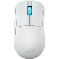 Акція на Игровая мышь ASUS ROG Harpe Ace Mini White (90MP03Z0-BMUA10) від MOYO