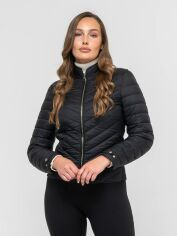 Акція на Куртка демісезонна коротка жіноча Piazza Italia 28395-3 L Чорна від Rozetka
