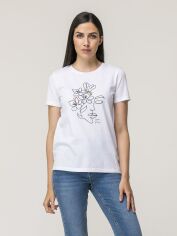 Акція на Футболка бавовняна жіноча Piazza Italia 28583-59214 XL VAR 1 від Rozetka