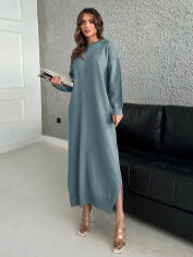 Акція на Сукня довга зимова жіноча SHEIN GD-00081564 One Size М'ятна від Rozetka