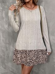 Акція на Сукня коротка осіння жіноча SHEIN GD-00084052 S Різнобарвна від Rozetka