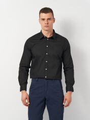 Акція на Сорочка чоловіча Piazza Italia 68777-3 XXL Black від Rozetka