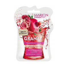 Акція на Маска для обличчя Marion Fit & Fresh Pomegranate Face Mask, 7.5 мл від Eva