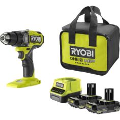 Акція на Шуруповерт-дрель аккумуляторный Ryobi ONE+HP RDD18X-220S 18В 2х2А·ч (5133005284) від MOYO