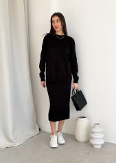 Акція на Юбка вязаная Katrin Art Knit черная S/M від Podushka