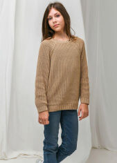 Акція на Джемпер для девочки Mari Art Knit бежевый 128-134 від Podushka