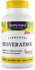 Акція на Healthy Origins Resveratrol 300 mg Trans-Resveratrol Ресвератрол 150 вегетарианских капсул від Stylus