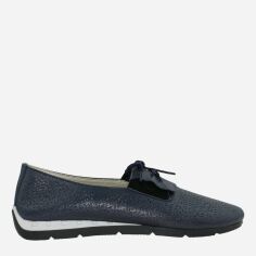 Акція на Жіночі туфлі зі шкіри Classic Style R1802 37 23.5 см Сині від Rozetka
