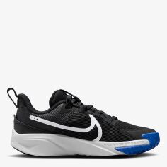 Акція на Дитячі кросівки для хлопчика Nike Star Runner 4 Nn (Ps) DX7614-006 34 (2.5Y) Чорні від Rozetka
