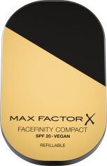 Акція на Компактна пудра для обличчя Max Factor Facefinity Reusable Compact №01 Porselain 10 г від Rozetka
