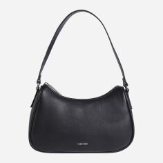 Акція на Сумка багет жіноча середня Calvin Klein CKRK60K612517BEH Чорна від Rozetka