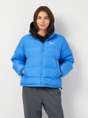 Акція на Куртка зимова коротка жіноча Helly Hansen W Yu 23 Reversible Puffer 54061-554 S Блакитна від Rozetka