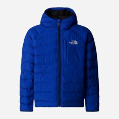 Акція на Дитяча зимова двостороння куртка для хлопчика The North Face NF0A88TWCZ61 134-140 см Синя від Rozetka