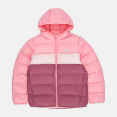 Акція на Підліткова демісезонна куртка для дівчинки Adidas J Sd Jkt IY6916 134-140 см Рожева від Rozetka