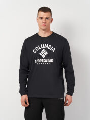 Акція на Лонгслів чоловічий Columbia Rockaway River Graphic LS Tee 2022191-009 M Чорний від Rozetka