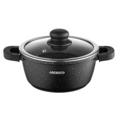 Акція на Кастрюля с крышкой 1,8 л Gemini Anzio Ardesto AR2418GE від Podushka
