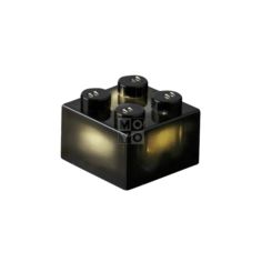 Акция на Конструктор Light Stax с LED подсветкой Regular черный 1 эл. 2х2 (LS-S11902-10) от MOYO