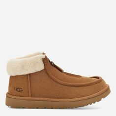 Акція на Жіночі зимові черевики низькі UGG 401886124 37 (6US) 23 см Коричневі від Rozetka